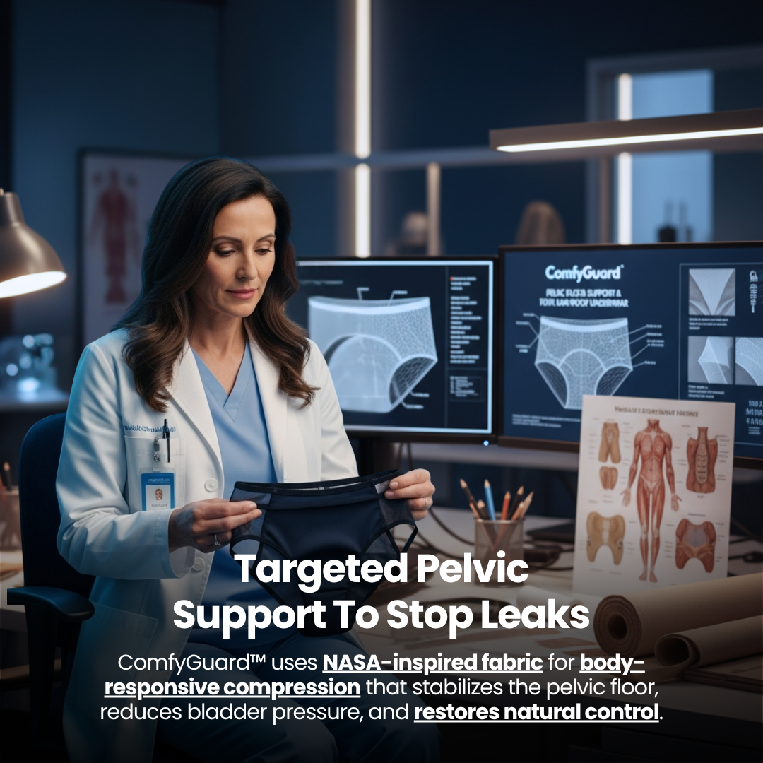 ComfyGuard™ Pelvic Floor Support & 100% Leak-Proof Underwear